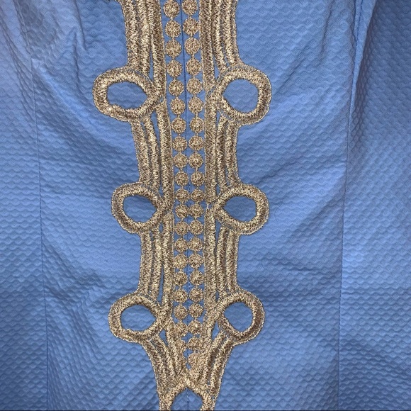 NWT Lilly Pulitzer Alexa Stretch Shift Blue Peri - Picture 4 of 8